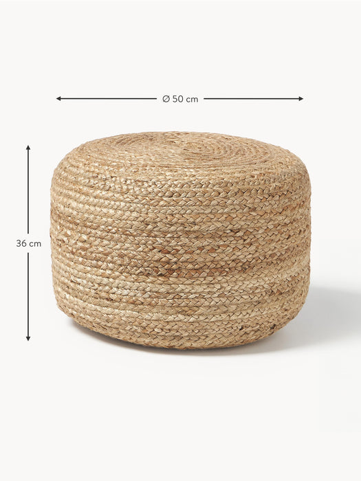 Handmade Jute Pouf Bono