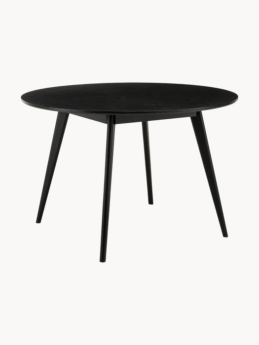 Round Rubberwood Dining Table Yumi 115 cm