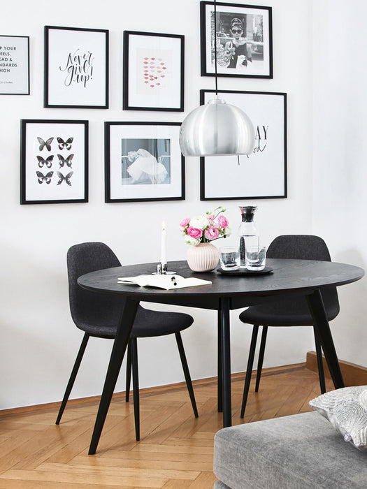 Round Rubberwood Dining Table Yumi 115 cm
