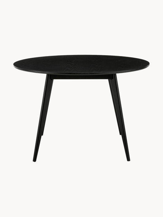 Round Rubberwood Dining Table Yumi 115 cm