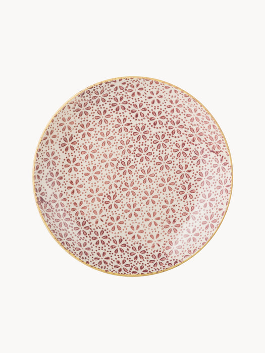 Hand-Painted Dessert Plates Patrizia Set of 3