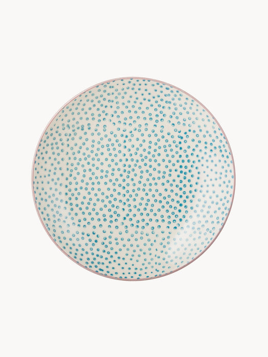 Hand-Painted Dessert Plates Patrizia, Set of 3