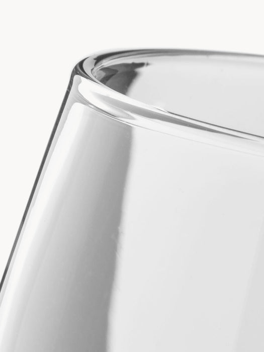 Mouth-Blown Tumblers Smoke Set of 4