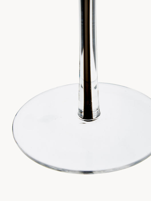 Mouth-Blown Champagne Glasses Smoke with Colour Gradient Set of 4