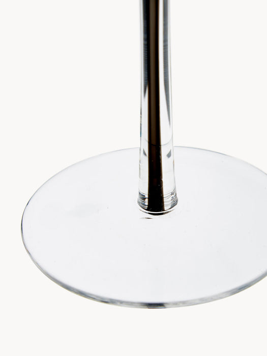 Mouth-Blown Champagne Glasses Smoke with Colour Gradient, Set of 4