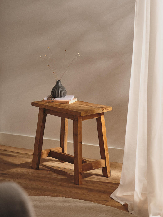 Lawas Teak Wood Stool