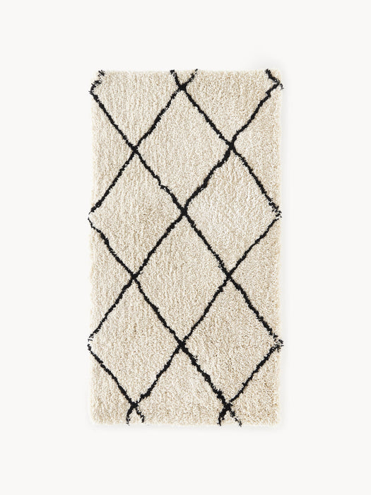 Hand-Tufted Fluffy High-Pile Rug Naima