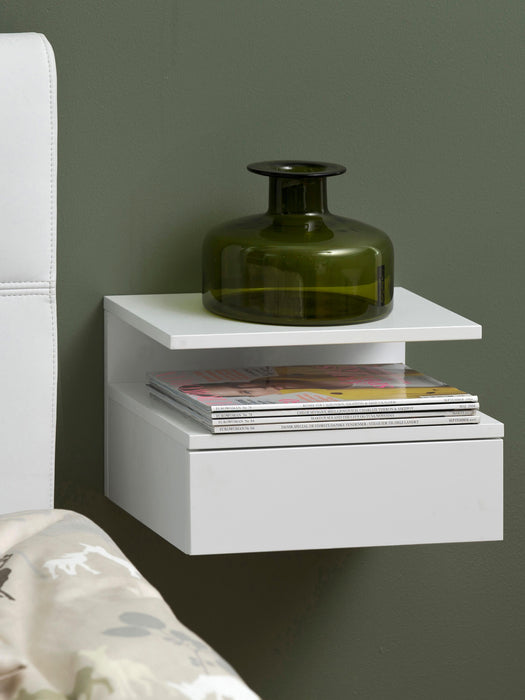 Wall-mounted Bedside Table Ashlan with Drawer