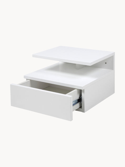 Wall-mounted Bedside Table Ashlan with Drawer