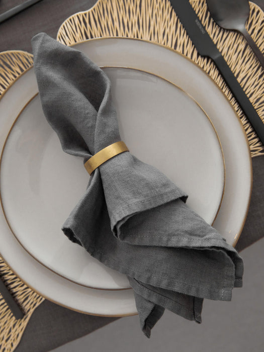 Brass Napkin Rings Ronja, Set of 4
