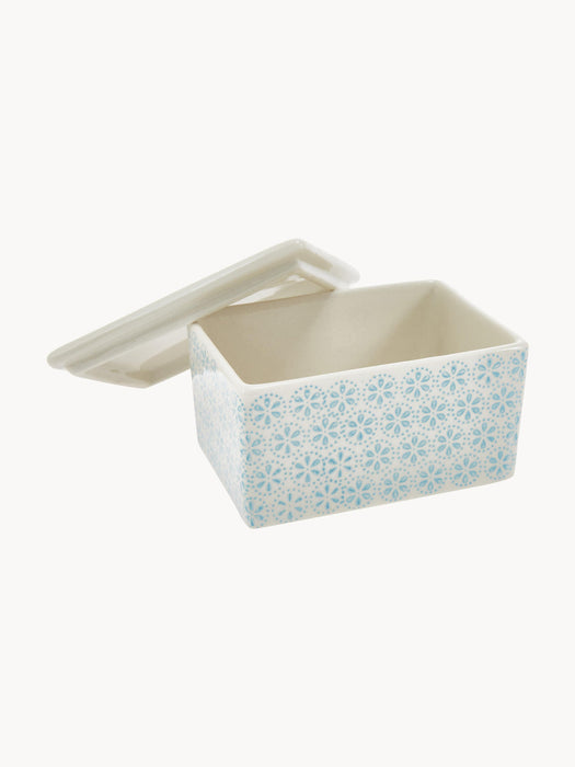 Hand-Painted Butter Dish Patrizia