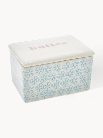 Hand-Painted Butter Dish Patrizia