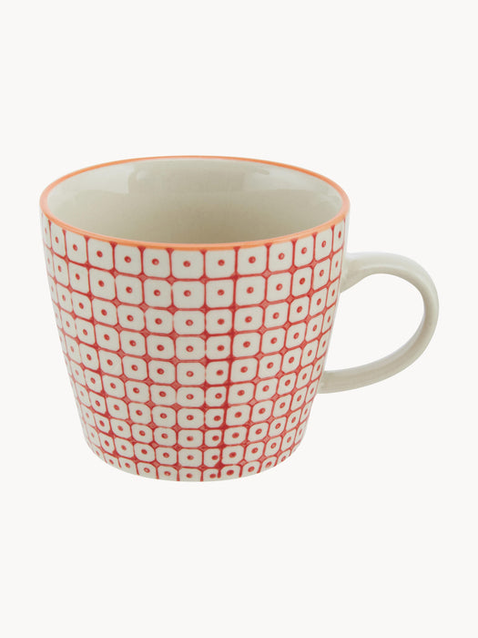 Mugs Carla with Small Pattern Set of 6