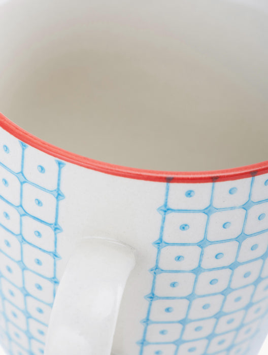 Mugs Carla with Small Pattern Set of 6