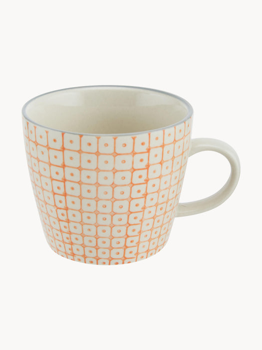 Mugs Carla with Small Pattern Set of 6