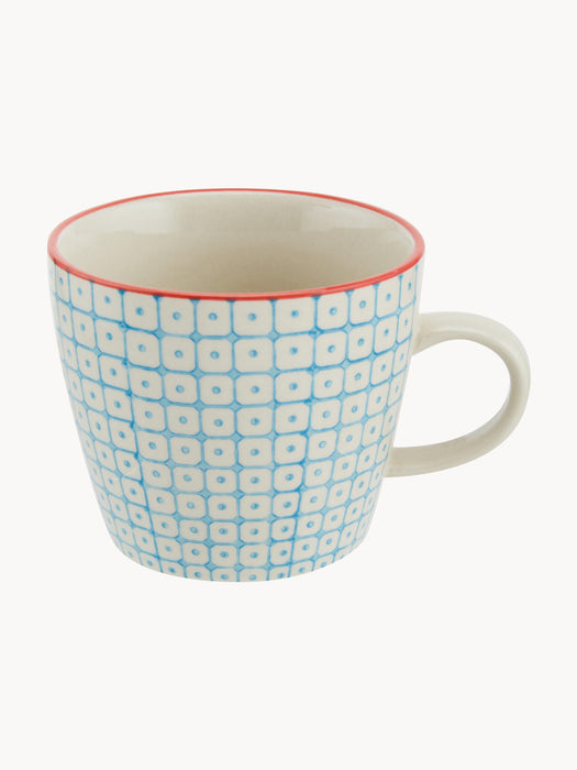 Mugs Carla with Small Pattern Set of 6