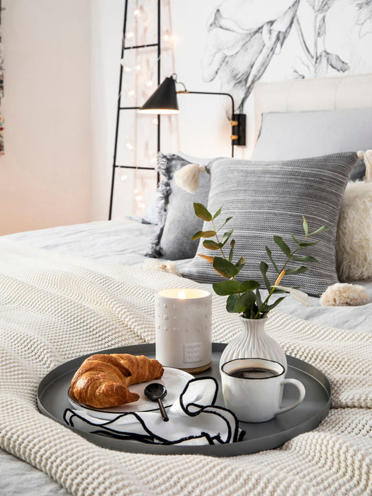 Handmade Porcelain Coffee Cup Salt with Saucer