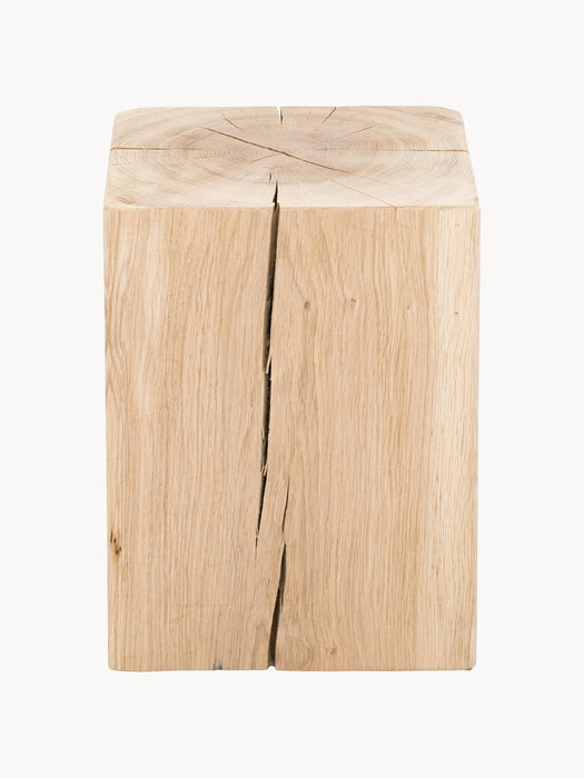 Oak Wood Stool Block