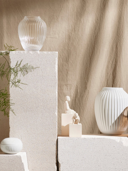 Handmade Porcelain Vase Hammersh i H 20 cm