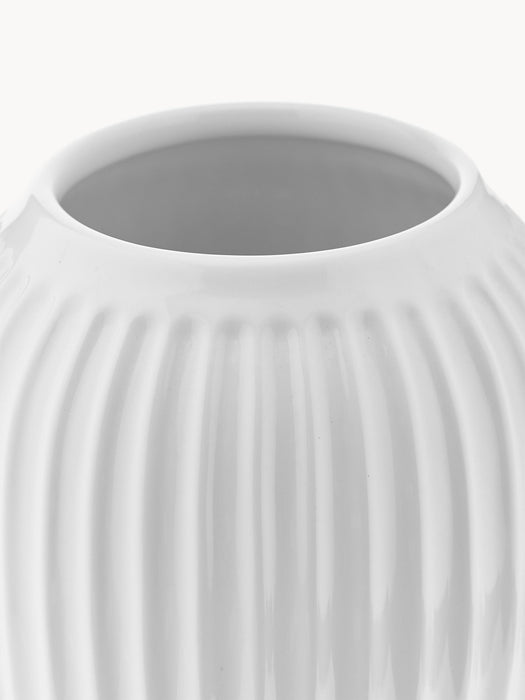 Handmade Porcelain Vase Hammersh i H 20 cm
