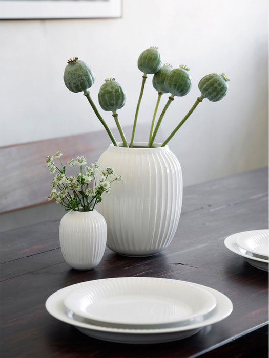 Handmade Porcelain Vase Hammersh i H 20 cm