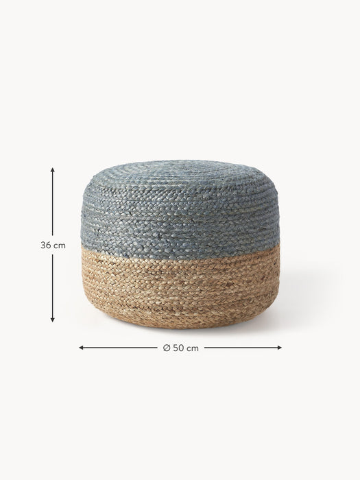 Handmade Jute Pouf Bono
