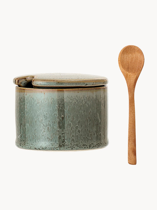 Sugar Bowl Pixie with Wooden Spoon