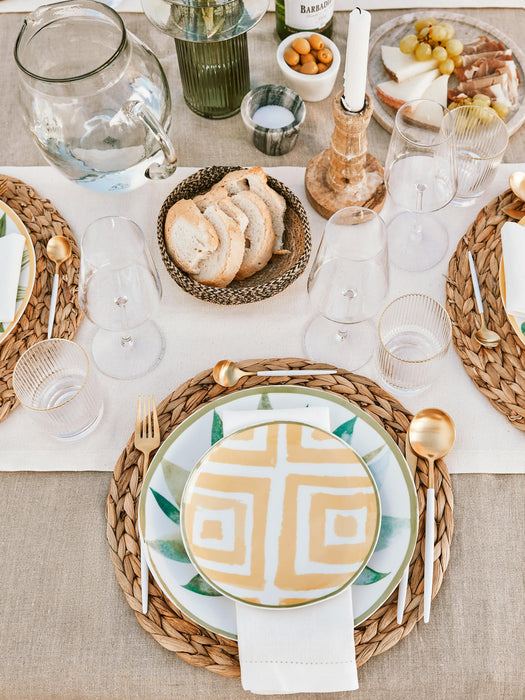 Round Water Hyacinth Placemats Wanda, Set of 4