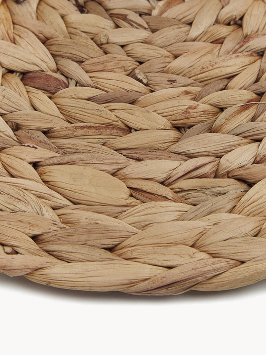 Round Water Hyacinth Placemats Wanda, Set of 4