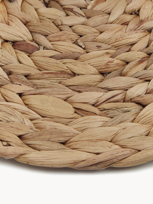 Round Water Hyacinth Placemats Wanda Set of 4