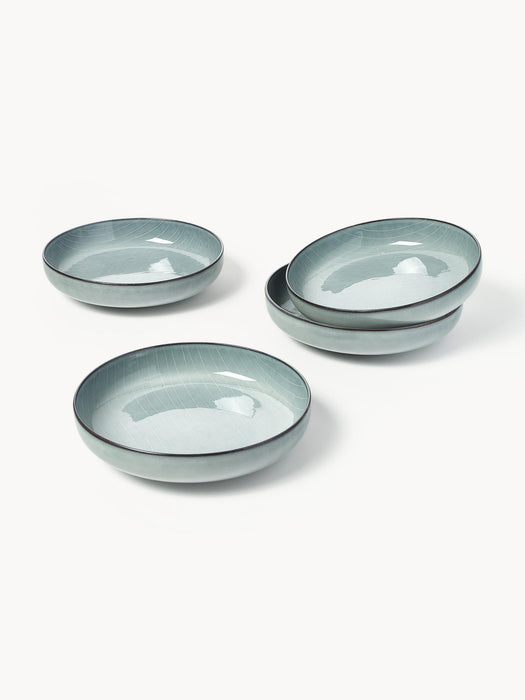 Handmade Bowls Nordic Sea, ÃÂ 22 cm, Set of 4