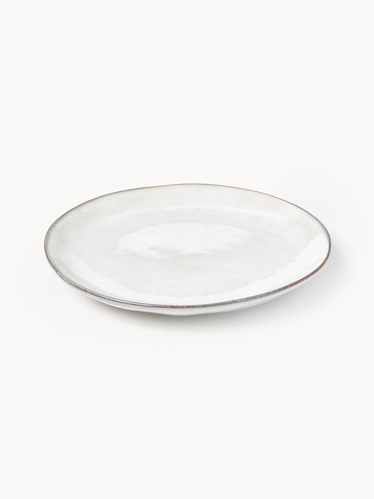 Handmade Breakfast Plates Nordic Sand Set of 4