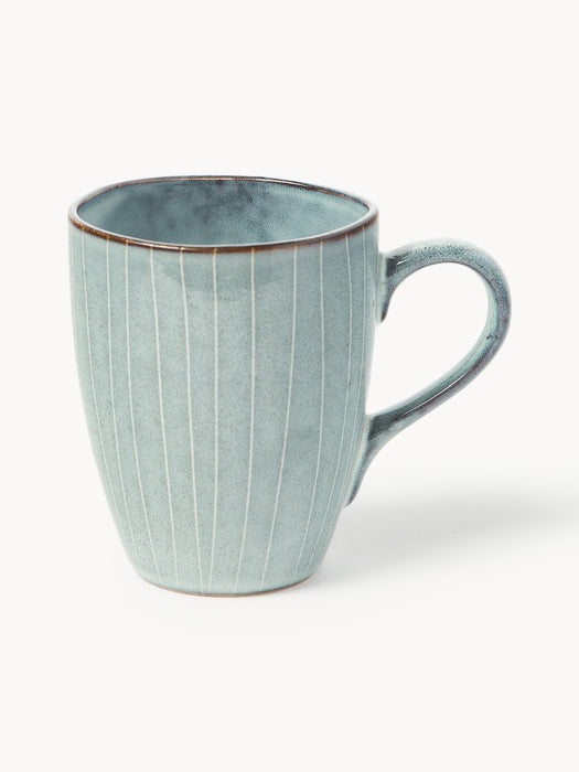Handmade Mugs Nordic Sea, 250 ml, Set of 6
