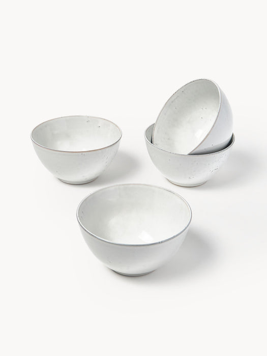 Handmade Bowls Nordic Sand Set of 4