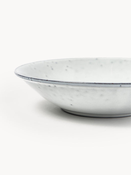 Handmade Soup Plates Nordic Sand, Set of 4