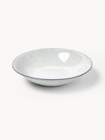 Handmade Soup Plates Nordic Sand, Set of 4