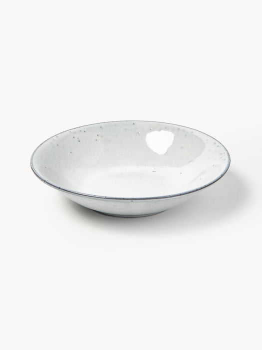 Handmade Soup Plates Nordic Sand Set of 4