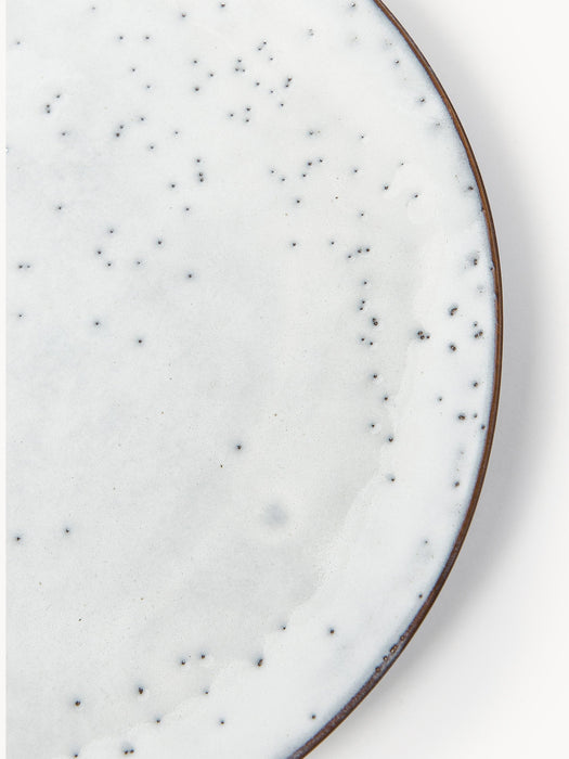 Handmade Dinner Plates Nordic Sand Set of 4