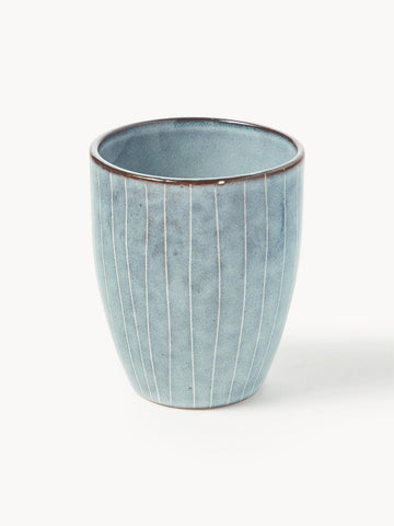Handmade Espresso Cups Nordic Sea, Set of 6