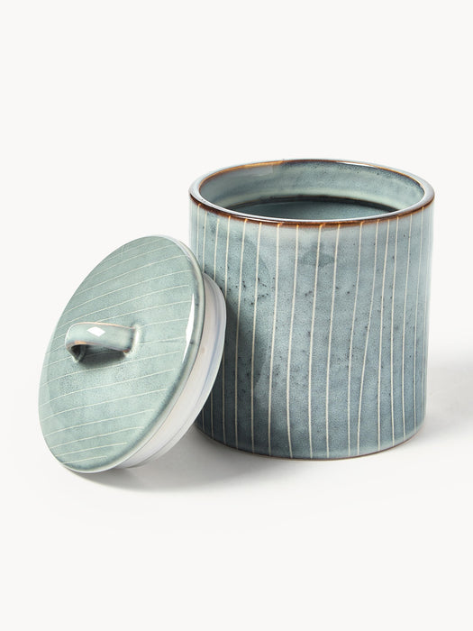 Handmade Storage Jar Nordic Sea