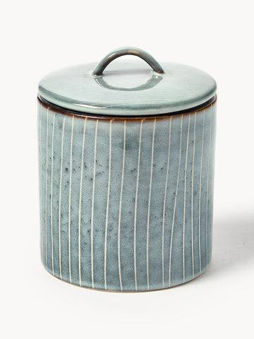 Handmade Storage Jar Nordic Sea