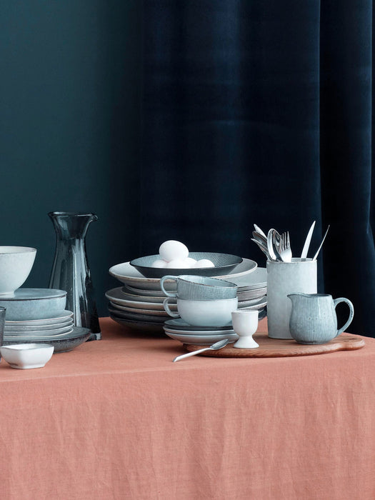 Handmade Tea Cup Nordic Sea with Saucer