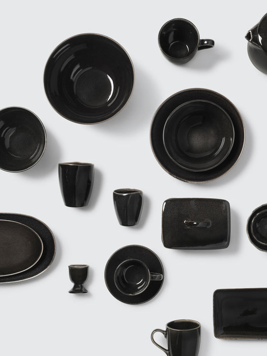 Handmade Bowls Nordic Coal 22 cm Set of 4