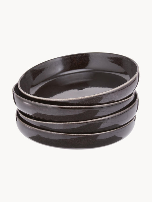 Handmade Bowls Nordic Coal, ÃÂ 22 cm, Set of 4