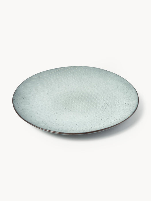 Handmade Dinner Plates Nordic Sea, Set of 4