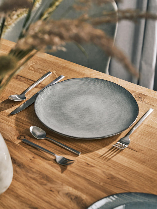 Handmade Dinner Plates Nordic Sea, Set of 4