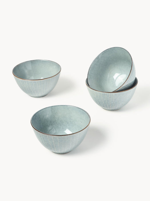 Handmade Bowls Nordic Sea Set of 4