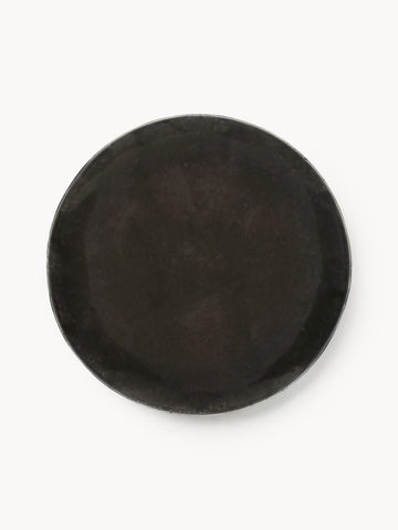 Handmade Dinner Plates Nordic Coal, Set of 4
