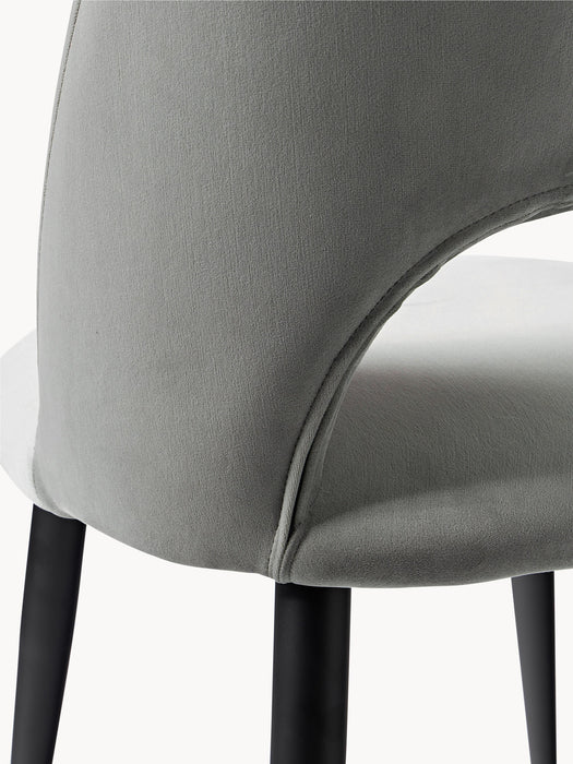 Velvet Upholstered Chair Rachel