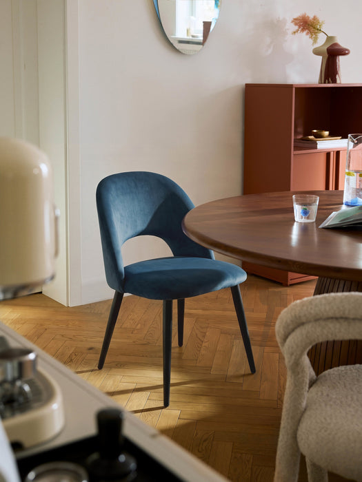 Upholstered Velvet Chair Rachel